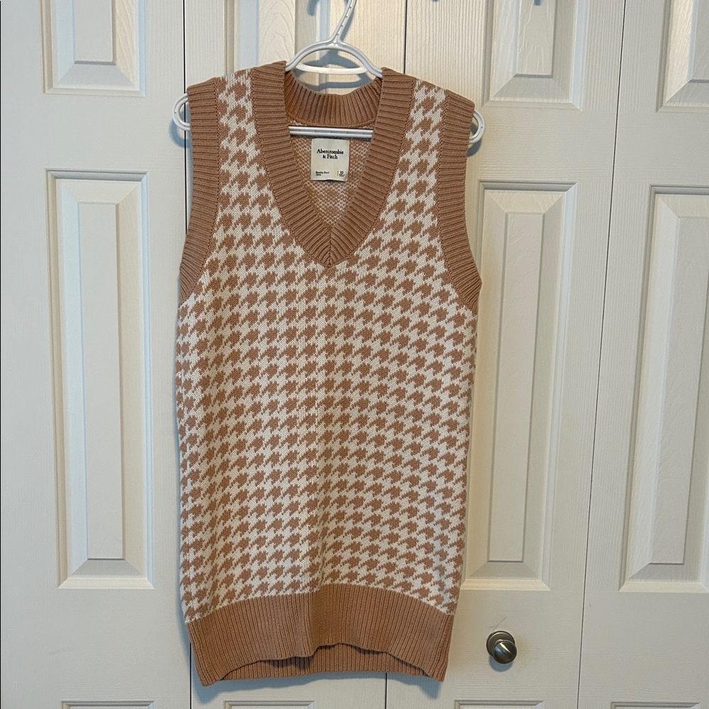 Abercrombie Houndstooth Sweater Dress